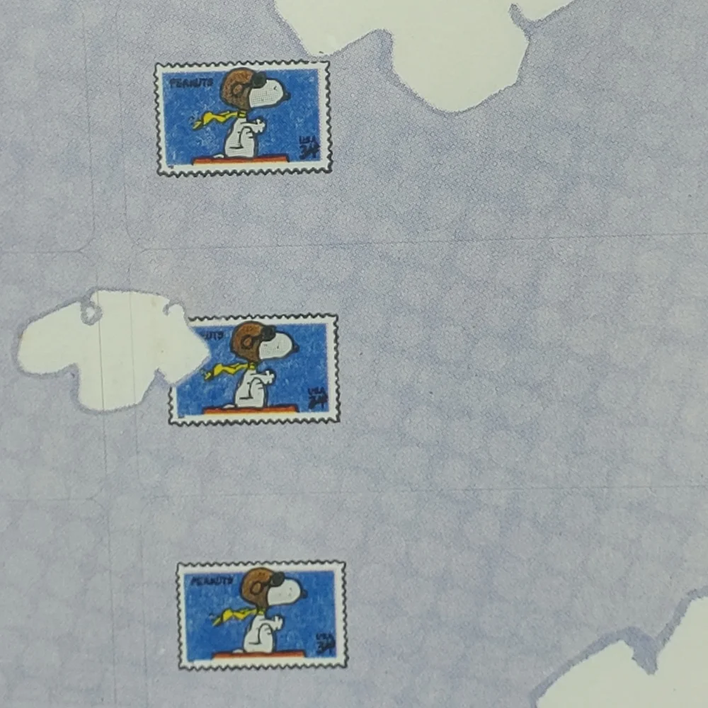 Vintage Snoopy Hallmark Mailing Ink Jet Labels